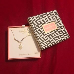 Isabella M Hamsa Hand Necklace